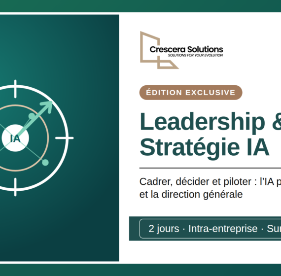 Leadership & Stratégie à l&rsquo;ère de l&rsquo;IA : Cadrer, Décider et Piloter