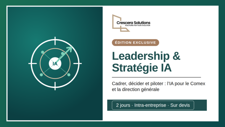 Leadership & Stratégie à l&rsquo;ère de l&rsquo;IA : Cadrer, Décider et Piloter